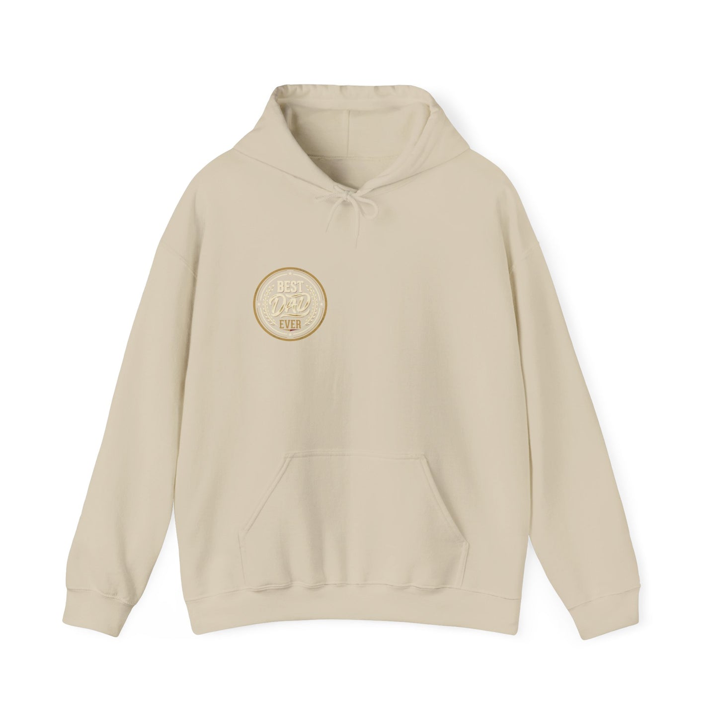 Vintage Seal Hoodie - Cream Retro Emblem Chest Logo