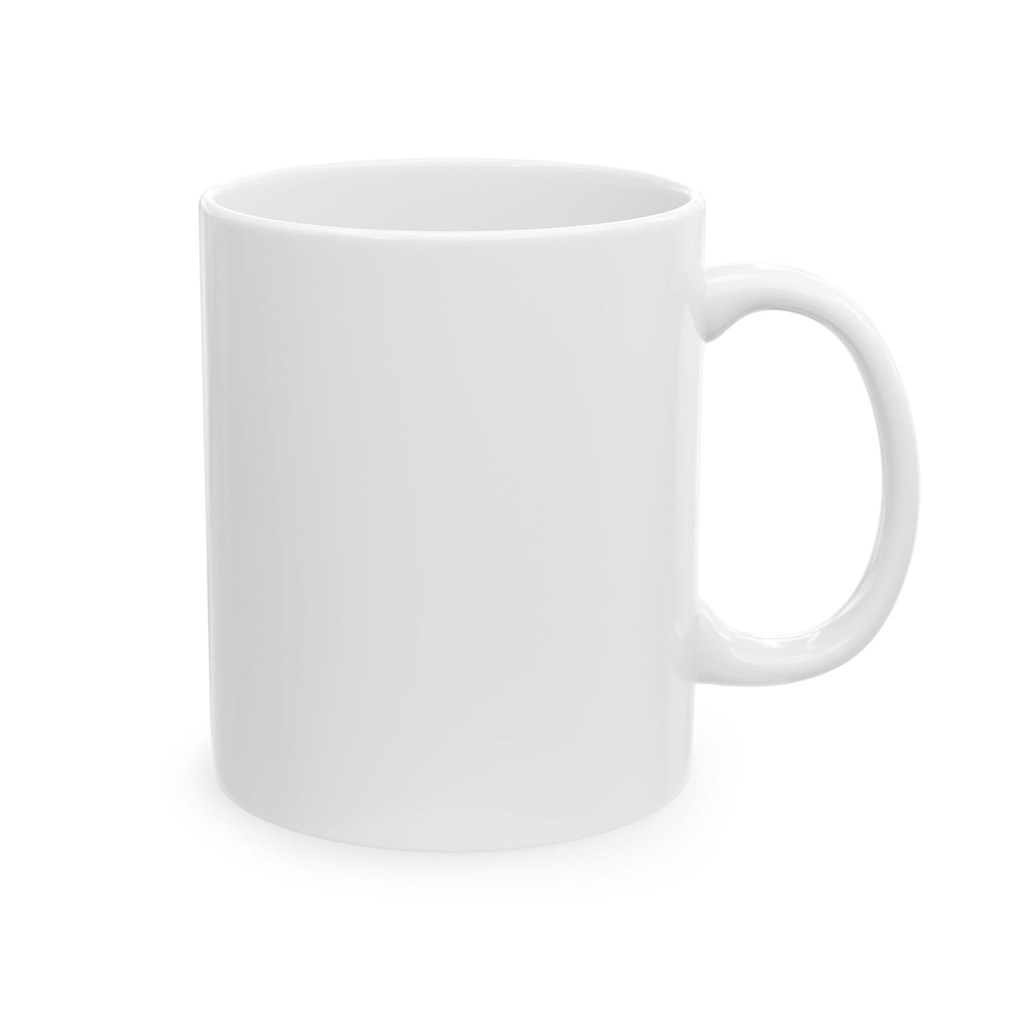 Inspirational Gold Seal Ceramic Mug — Motivational Quote Coffee Cup (11oz, 15oz)