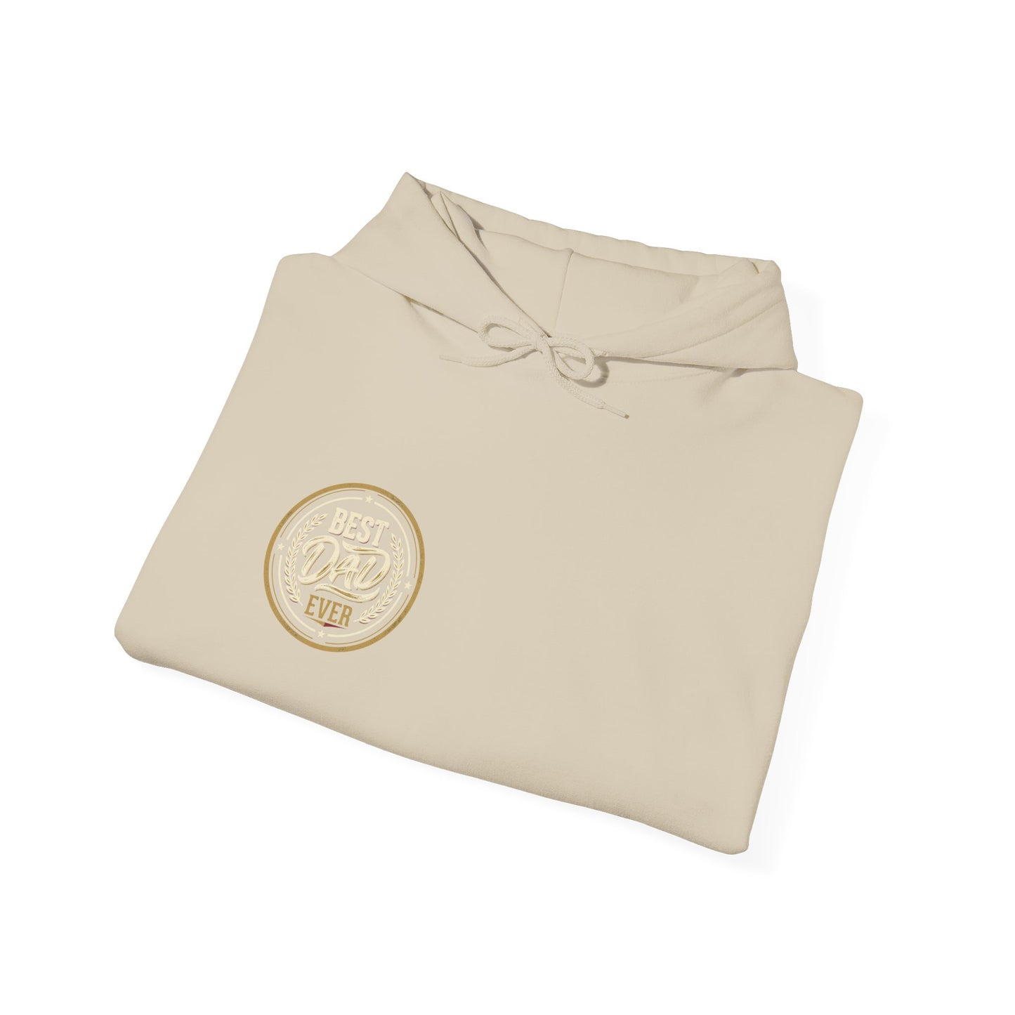 Vintage Seal Hoodie - Cream Retro Emblem Chest Logo